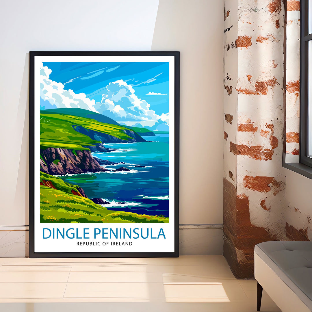 Dingle Peninsula Ireland Travel Print Wall Decor Wall Art Dingle Peninsula Wall Hanging Home Décor Dingle Gift Art Lovers Irish Art Lover