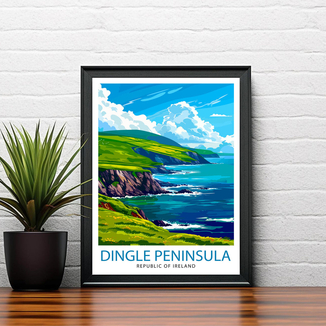 Dingle Peninsula Ireland Travel Print Wall Decor Wall Art Dingle Peninsula Wall Hanging Home Décor Dingle Gift Art Lovers Irish Art Lover