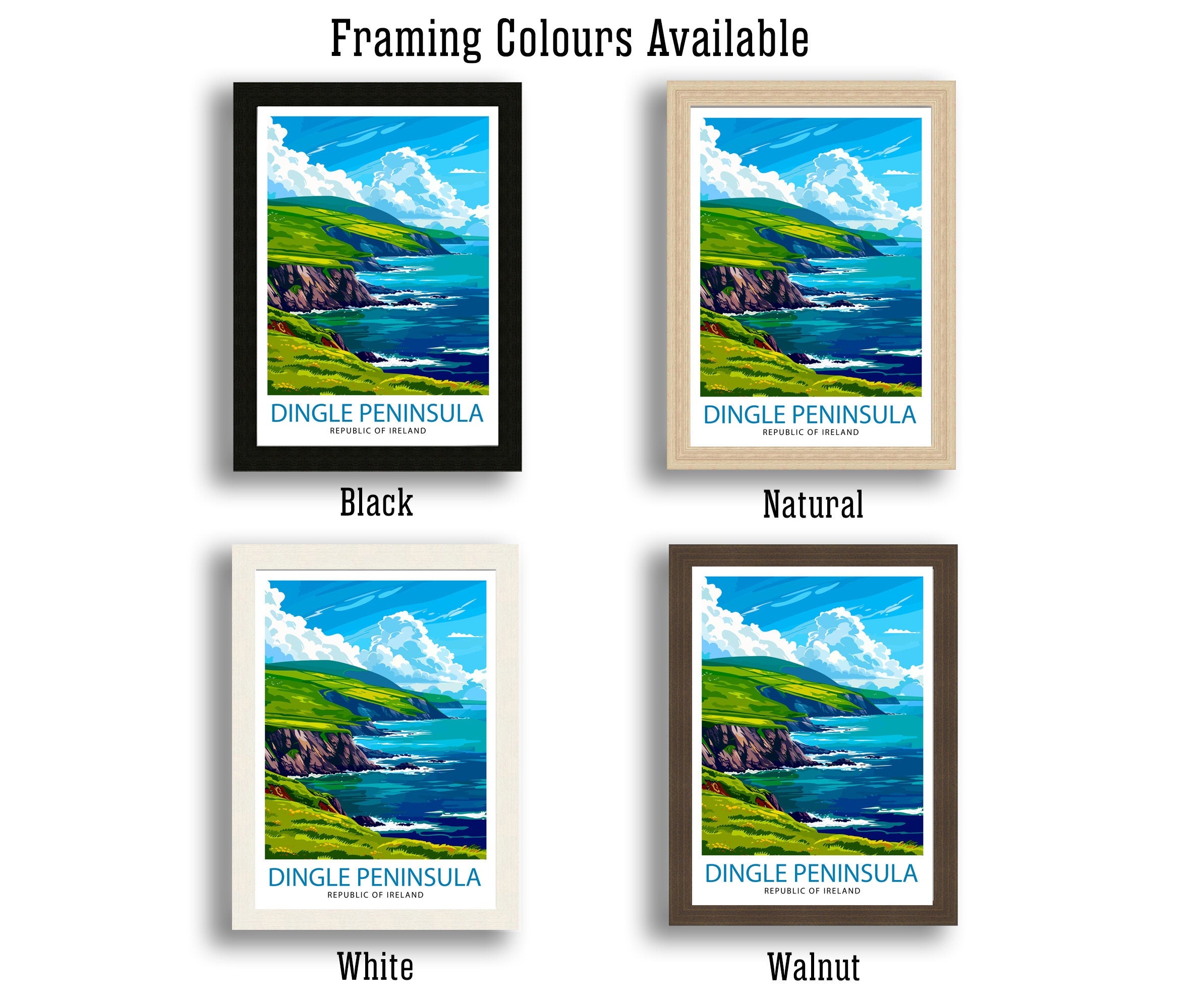 Dingle Peninsula Ireland Travel Print Wall Decor Wall Art Dingle Peninsula Wall Hanging Home Décor Dingle Gift Art Lovers Irish Art Lover