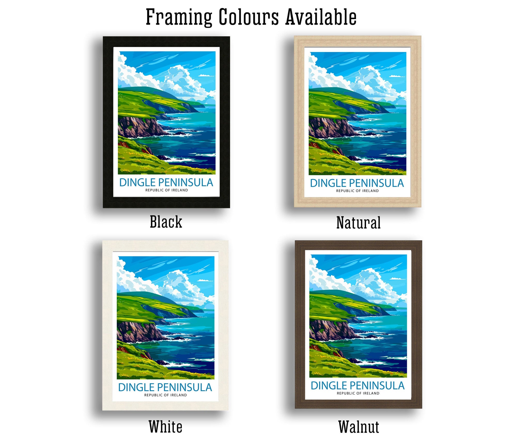 Dingle Peninsula Ireland Travel Print Wall Decor Wall Art Dingle Peninsula Wall Hanging Home Décor Dingle Gift Art Lovers Irish Art Lover