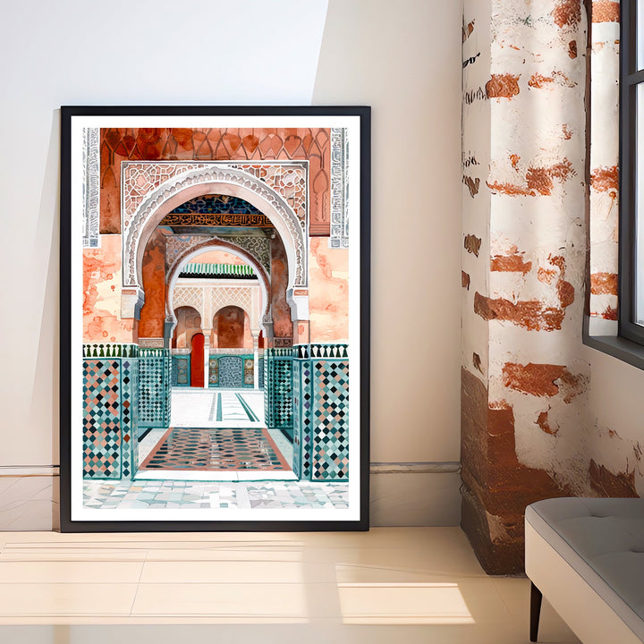 Marrakesh Morocco Travel Print Wall Decor Wall Art Marrakesh Wall Hanging Home Décor Marrakesh Gift Art Lovers Morocco Art Lover Gift