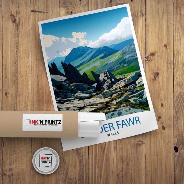 Glyder Fawr Wales Travel Print Wall Decor Wall Art Glyder Fawr Wall Hanging Home Décor Glyder Fawr Gift Art Lovers Wales Art Lover Gift