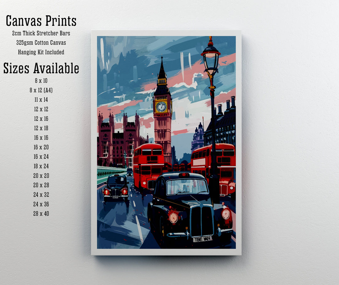 London Travel Print Wall Decor Wall Art London Wall Hanging Home Décor London Gift Art Lovers British Art Lover Gift Print Art