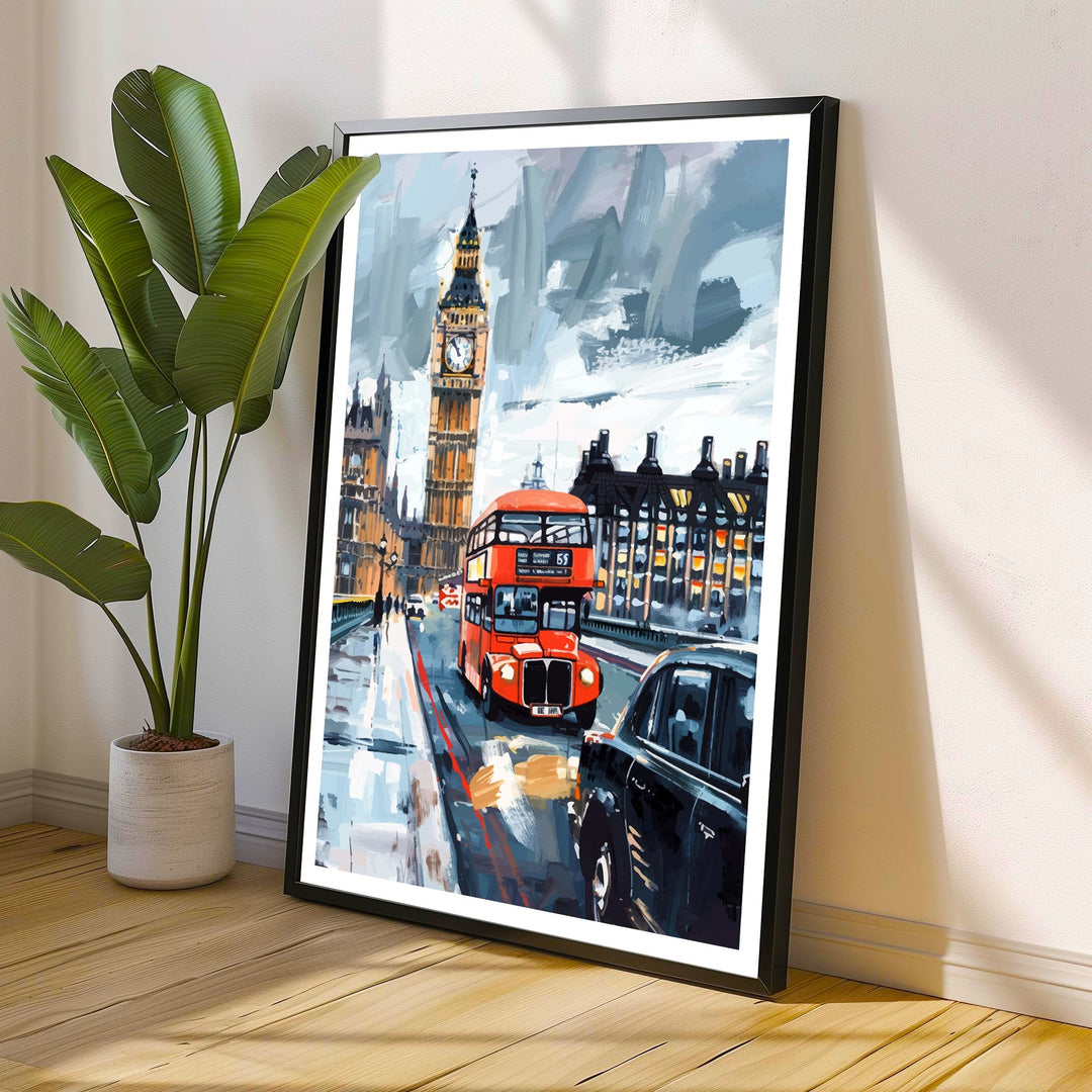 London Travel Print Wall Decor Wall Art London Wall Hanging Home Décor London Gift Art Lovers British Art Lover Gift Print Art