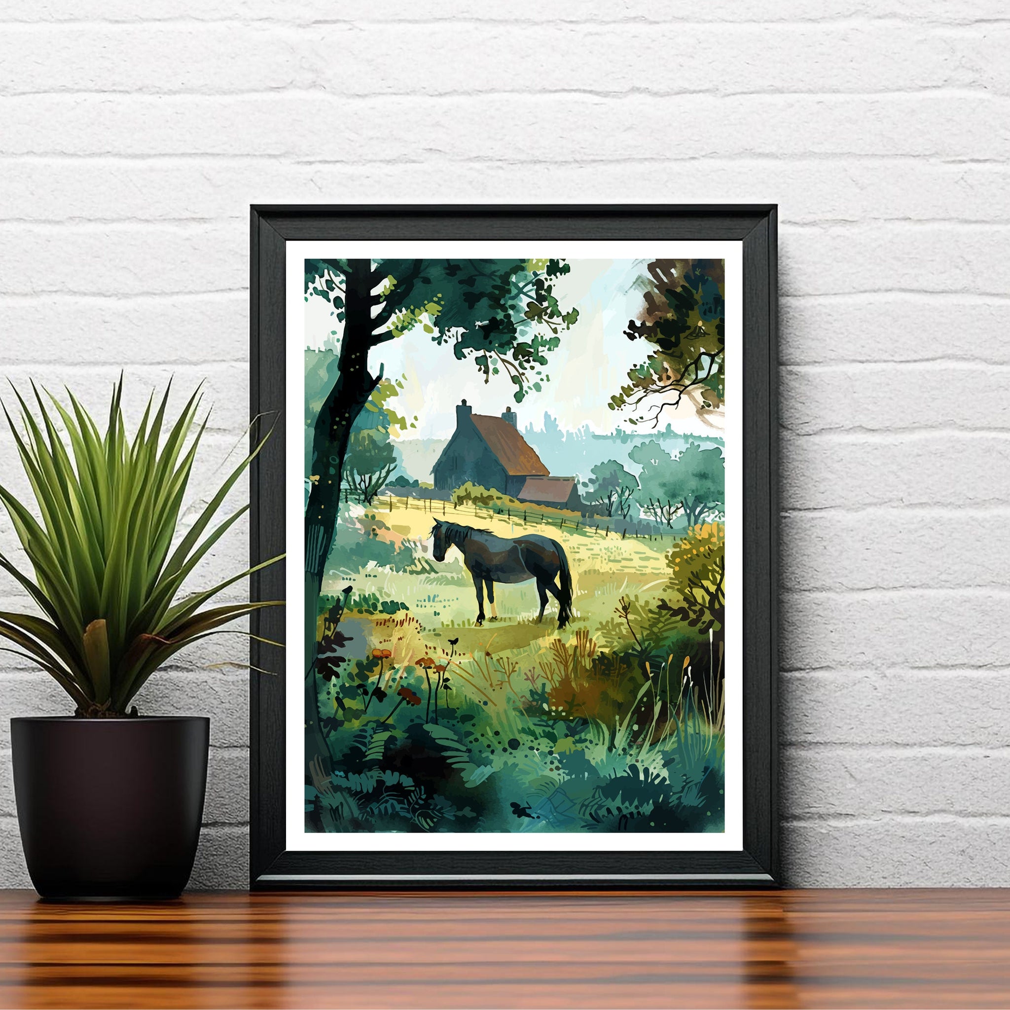 New Forest Travel Print Wall Decor Wall Art New Forest Wall Hanging Home Décor New Forest Gift Art Lovers British Art Lover Gift Print Art