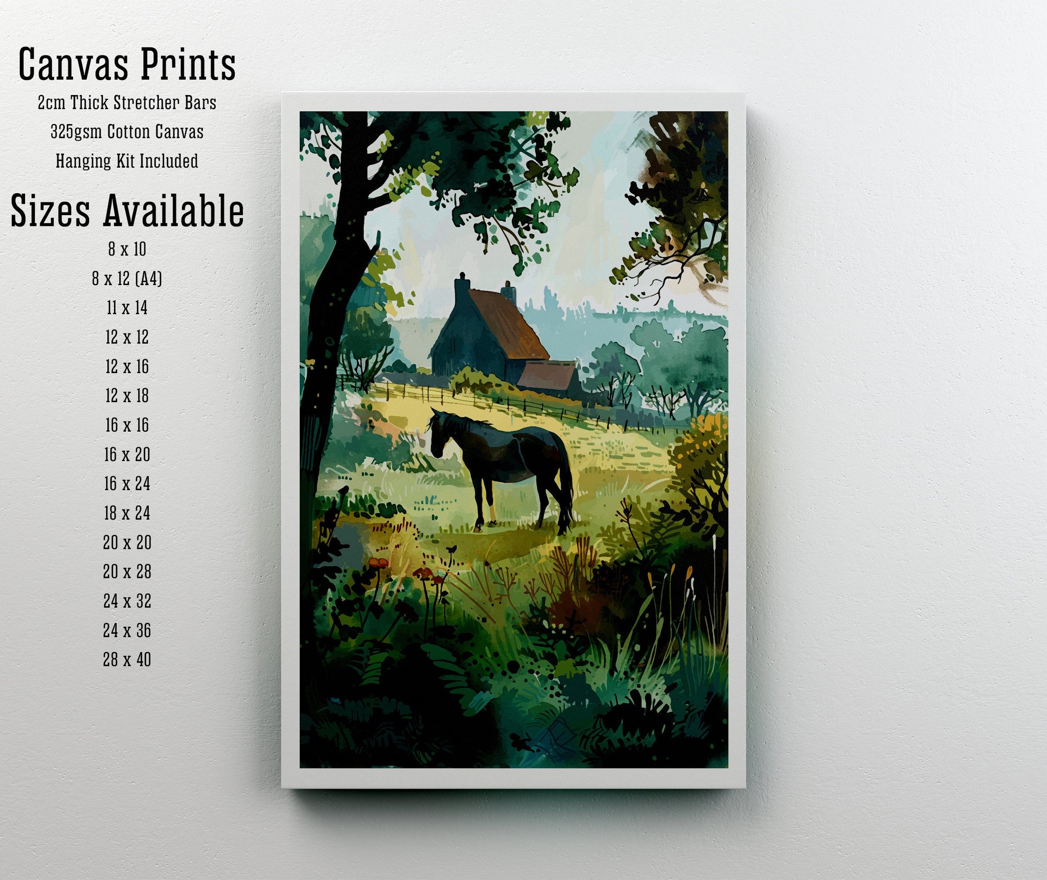 New Forest Travel Print Wall Decor Wall Art New Forest Wall Hanging Home Décor New Forest Gift Art Lovers British Art Lover Gift Print Art