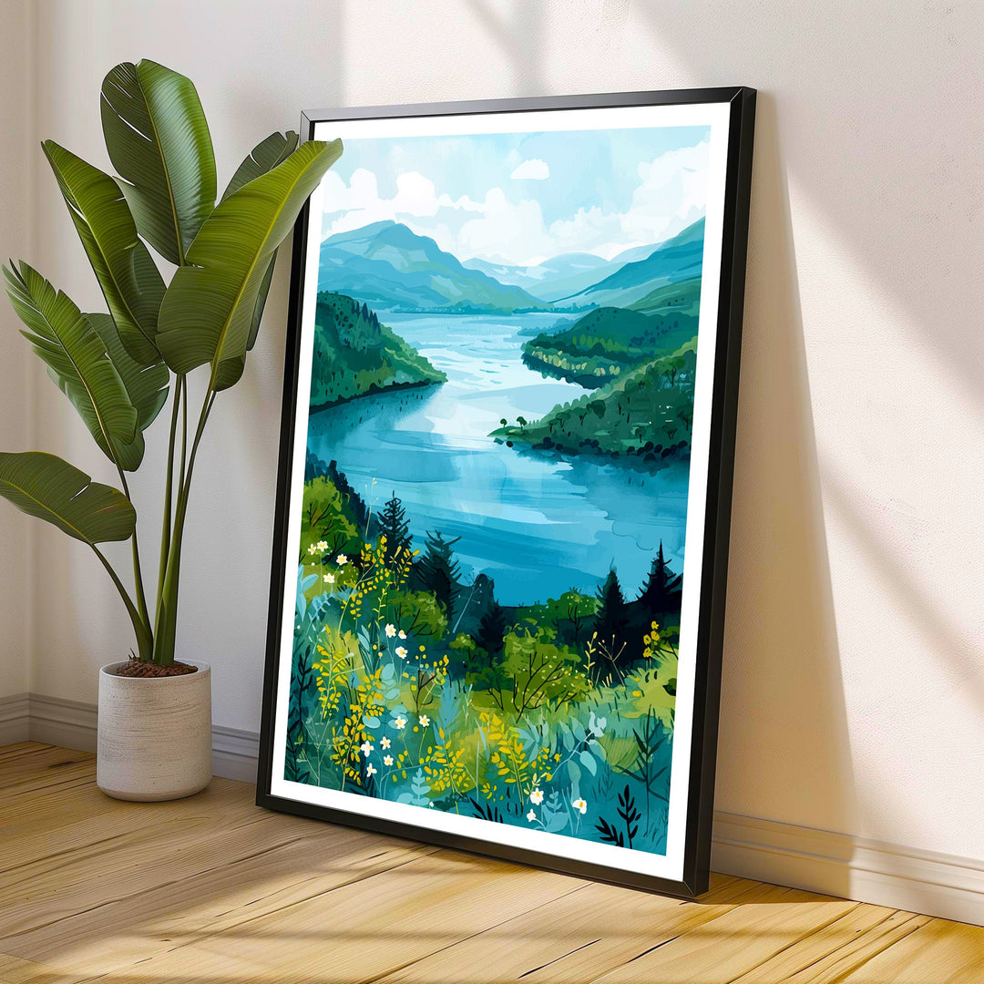 Loch Lomond Scotland Travel Print Wall Decor Wall Art Loch Lomond Wall Hanging Home Décor Loch Lomond Gift Art Lovers Scottish Art Lover