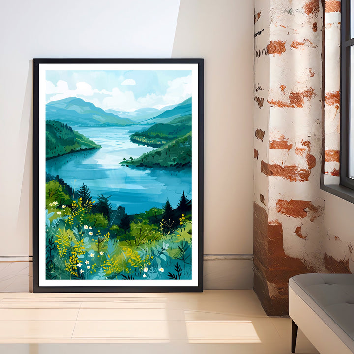 Loch Lomond Scotland Travel Print Wall Decor Wall Art Loch Lomond Wall Hanging Home Décor Loch Lomond Gift Art Lovers Scottish Art Lover