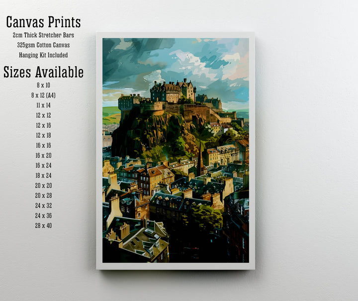 Edinburgh Scotland Travel Print Wall Decor Wall Art Edinburgh Wall Hanging Home Décor Edinburgh Gift Art Lovers Scottish Art Lover Gift