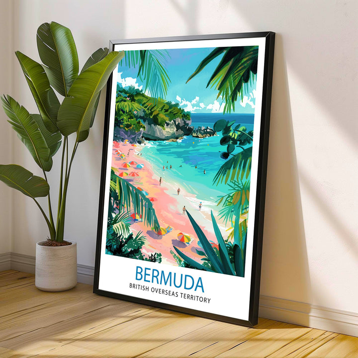 Bermuda Travel Print Wall Decor Wall Art Bermuda Wall Hanging Home Décor Bermuda Gift Art Lovers Bermuda Art Lover Gift Print Art