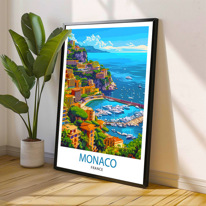 Monaco Travel Poster