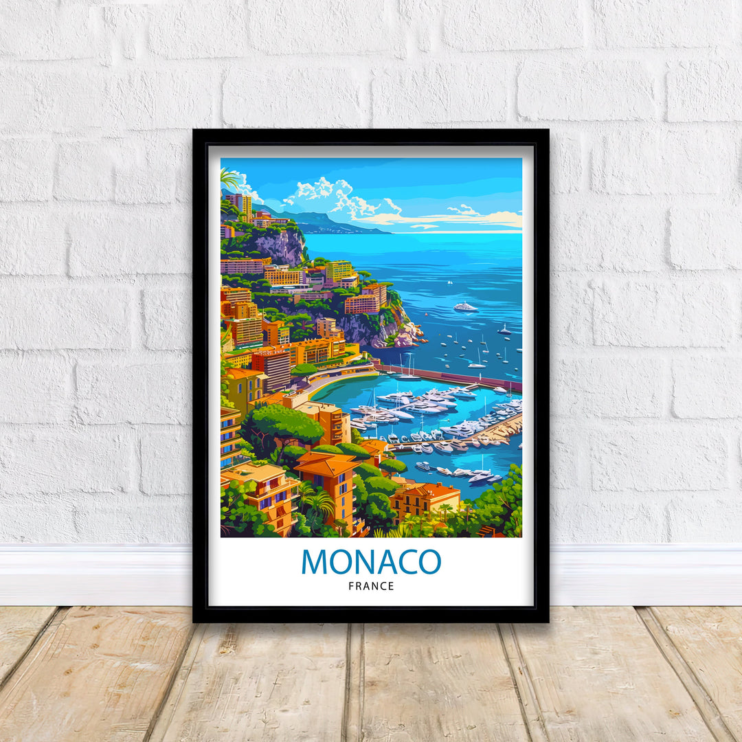 Monaco Travel Poster