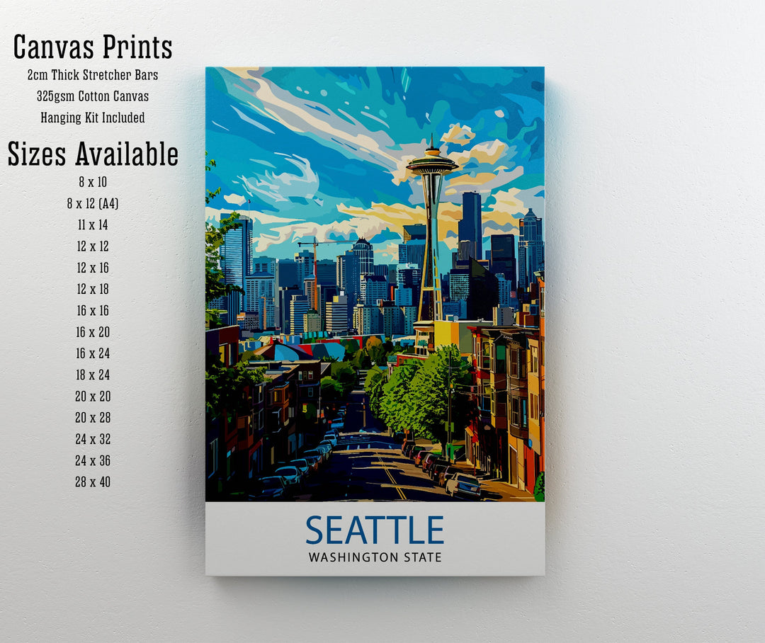 Seattle Travel Poster Seattle