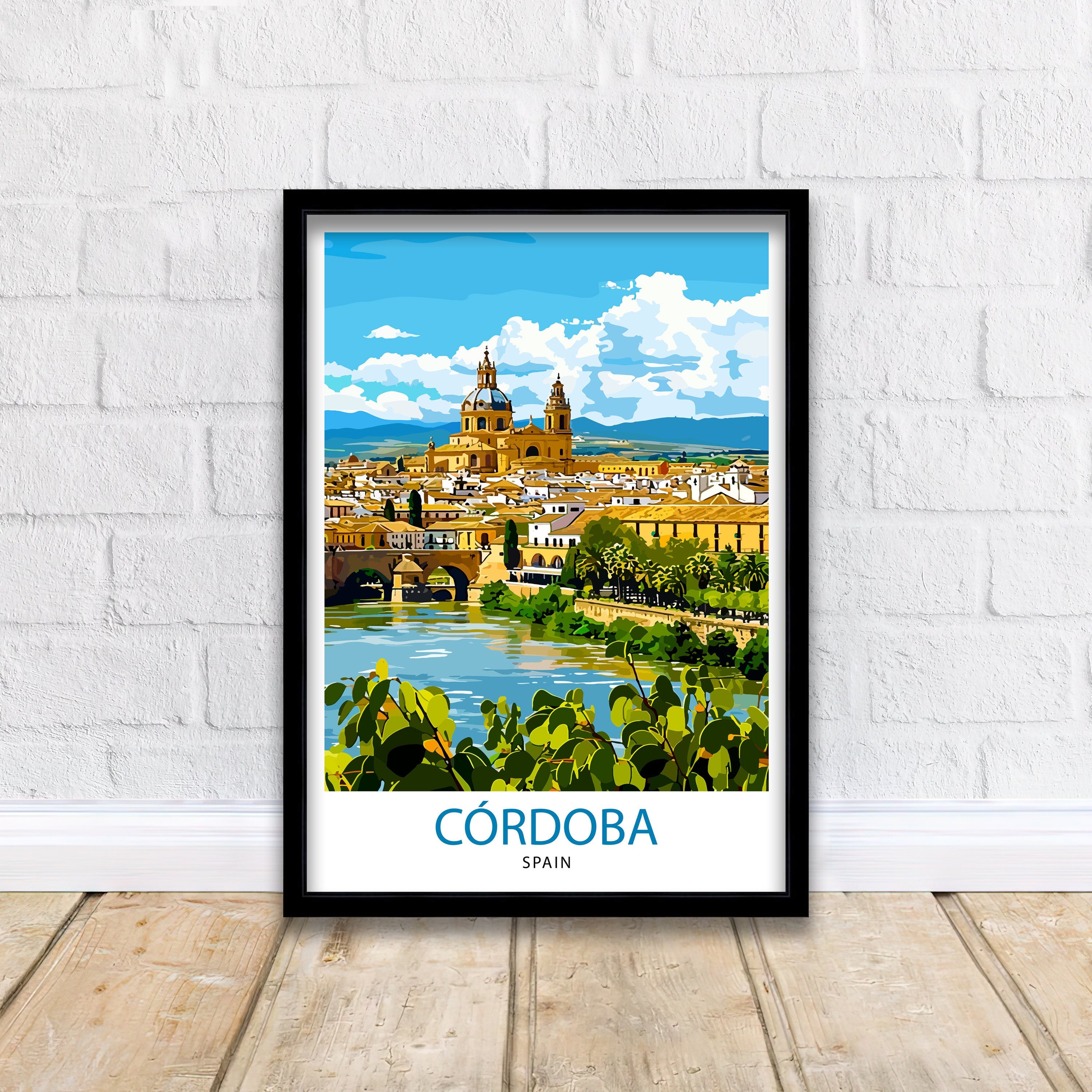 Cordoba Spain Print Cordoba Decor Cordoba Poster Cordoba Art Cordoba Wall Art Gift for History Lovers Cordoba Home Decor