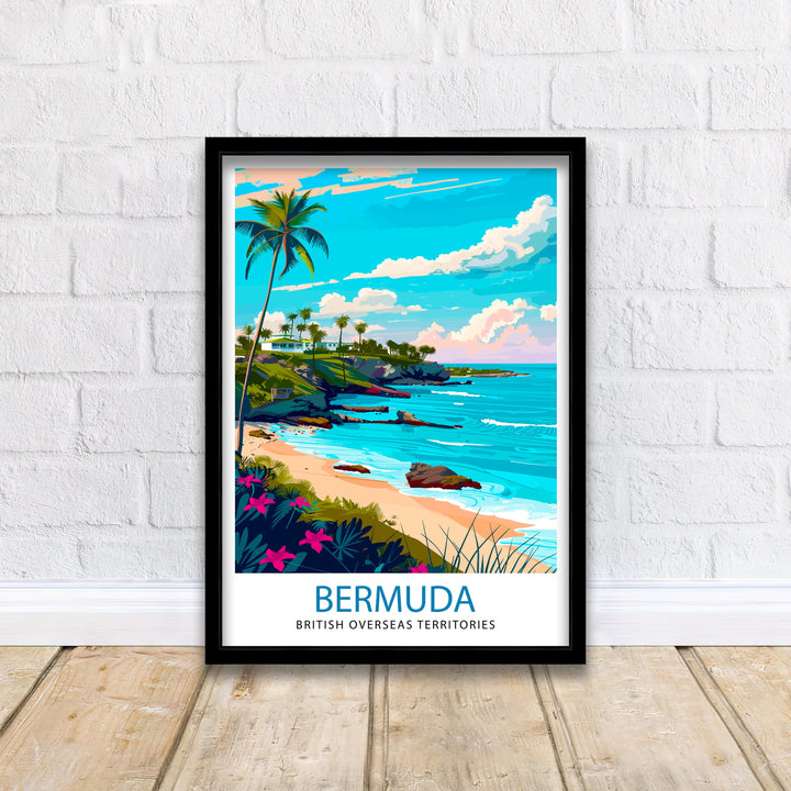 Bermuda Travel Print Wall Decor Wall Art Bermuda Wall Hanging Home Décor Bermuda Gift Art Lovers Bermuda Art Lover Gift Print Art