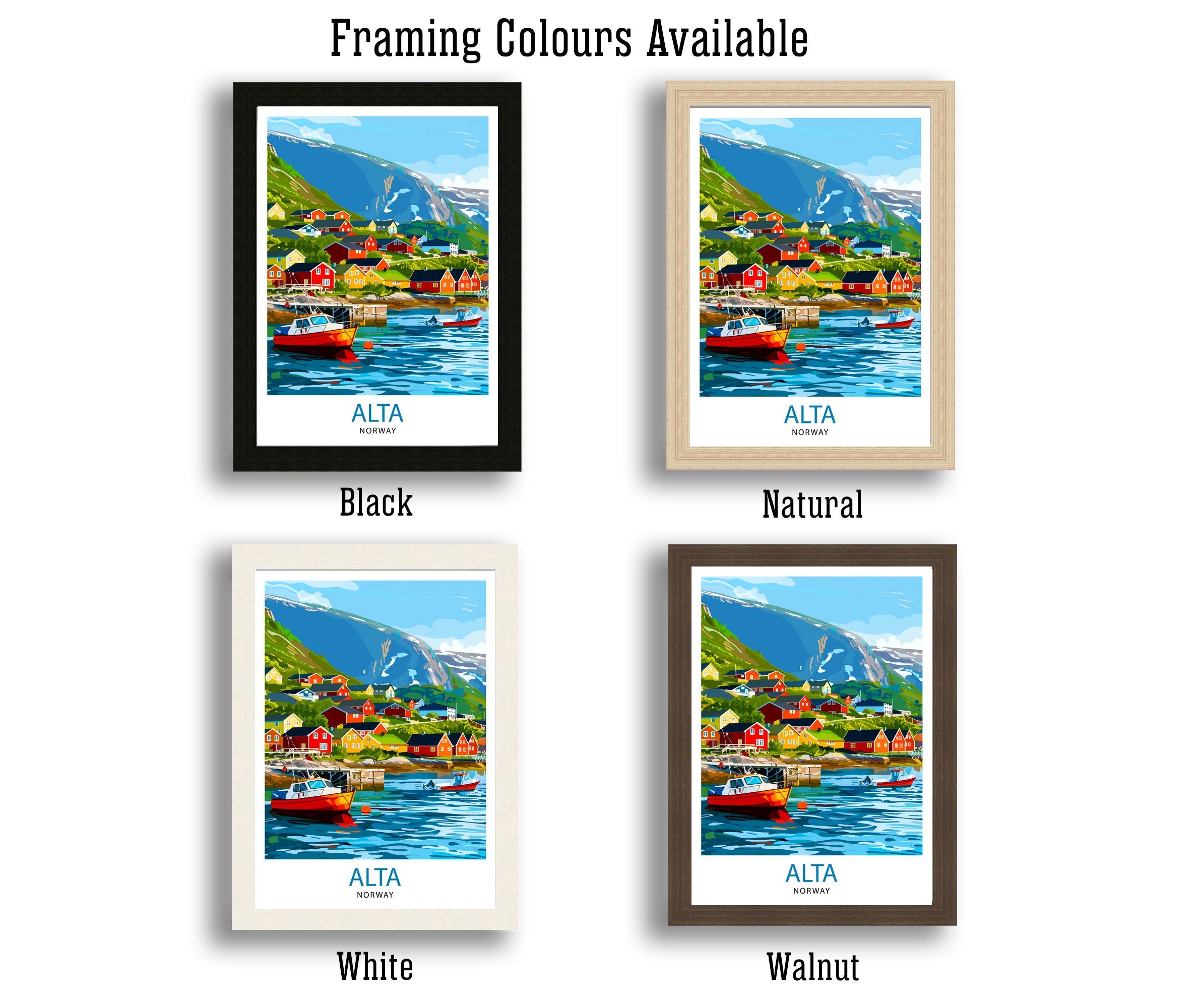 Alta Norway Travel Print Wall Decor Wall Art Alta Wall Hanging Home Décor Alta Gift Art Lovers Norway Art Lover Gift Print Art