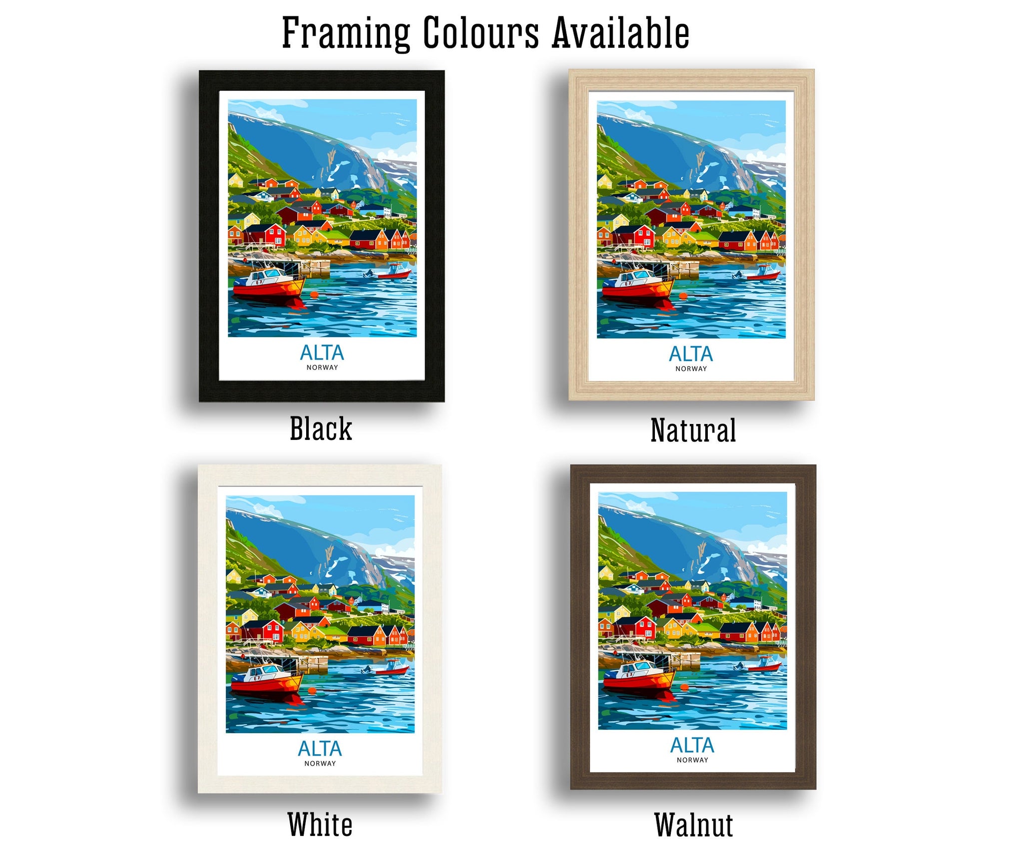 Alta Norway Travel Print Wall Decor Wall Art Alta Wall Hanging Home Décor Alta Gift Art Lovers Norway Art Lover Gift Print Art