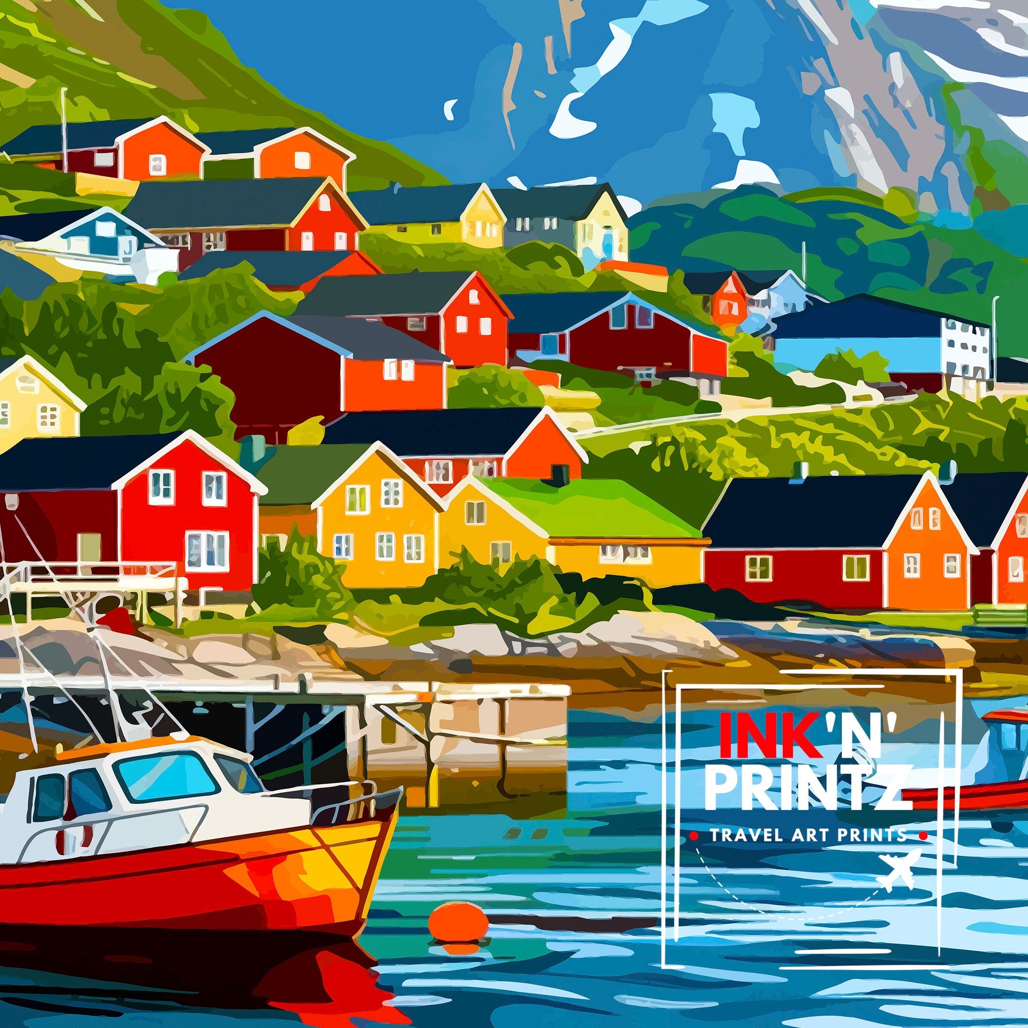 Alta Norway Travel Print Wall Decor Wall Art Alta Wall Hanging Home Décor Alta Gift Art Lovers Norway Art Lover Gift Print Art