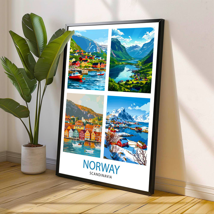 Norway Travel Poster