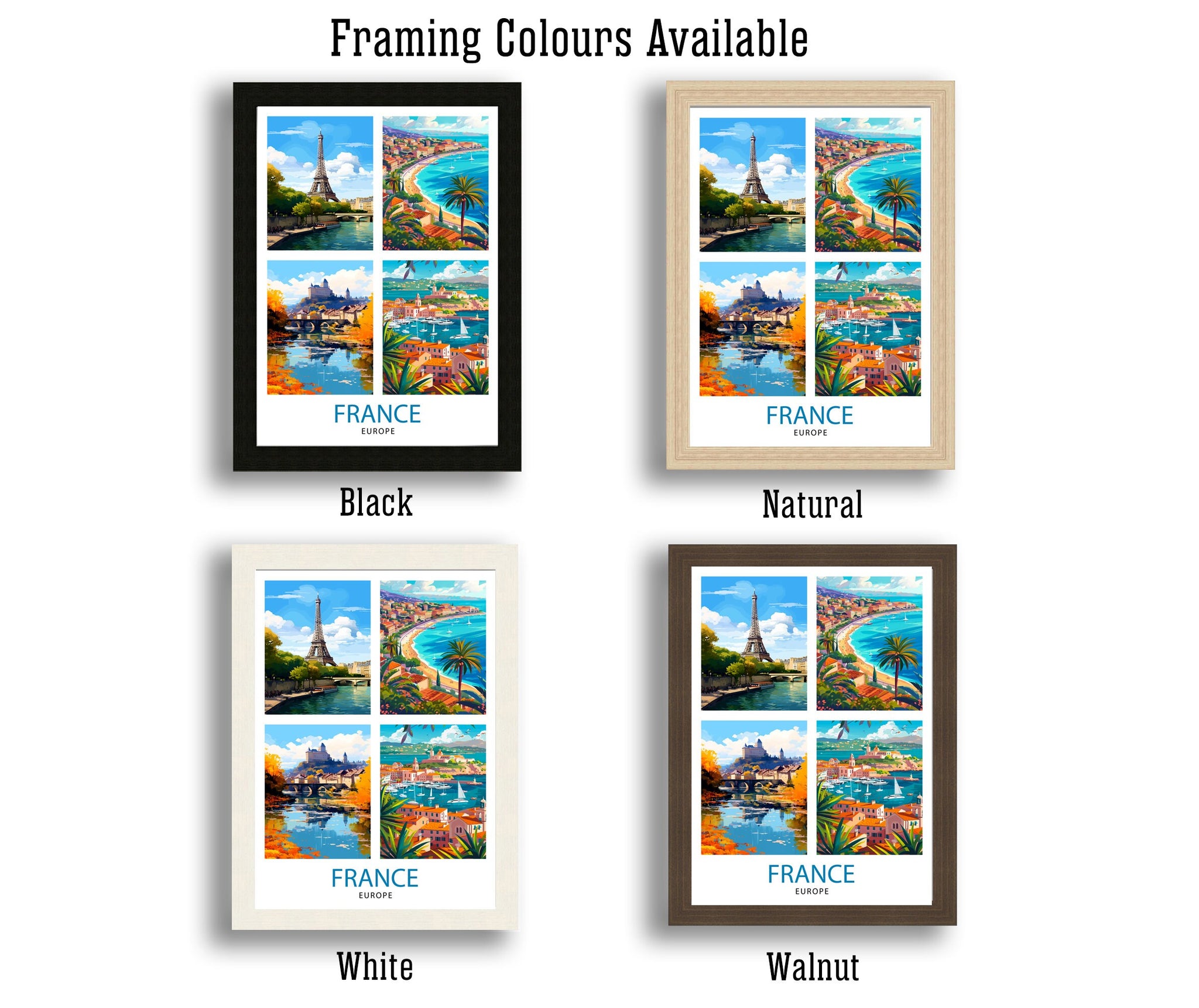 France Travel Print Wall Decor Wall Art France Wall Hanging Home Décor France Gift Art Lovers French Art Lover Gift Print Art