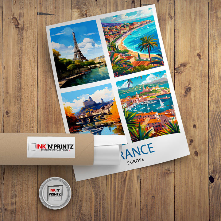 France Travel Print