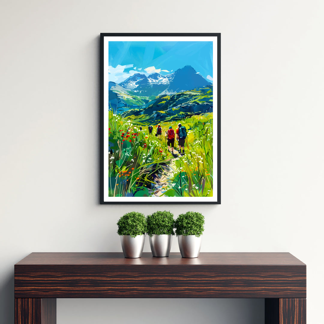 Snowdon Wales Travel Print Wall Decor Wall Art Snowdon Wall Hanging Home Décor Snowdon Gift Art Lovers Welsh Art Lover Gift Print Art