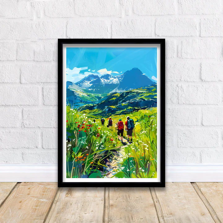 Snowdon Wales Travel Print Wall Decor Wall Art Snowdon Wall Hanging Home Décor Snowdon Gift Art Lovers Welsh Art Lover Gift Print Art