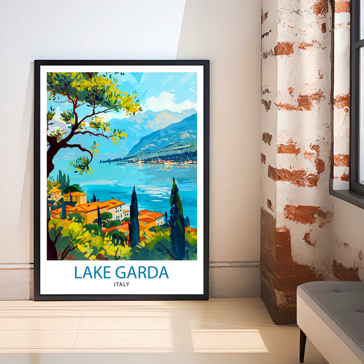 Lake Garda Italy Travel Print