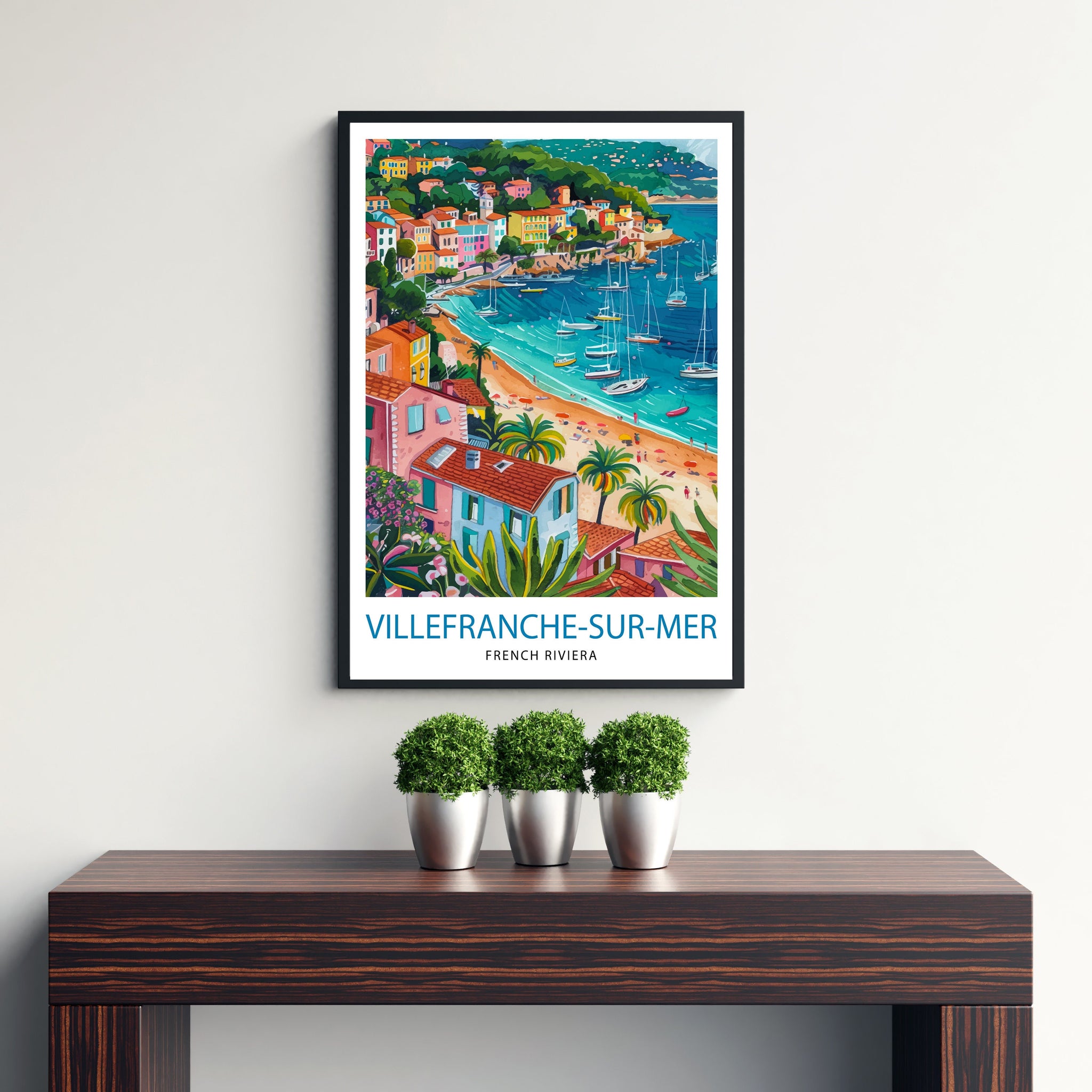 Villefranche-sur-Mer France Travel Poster
