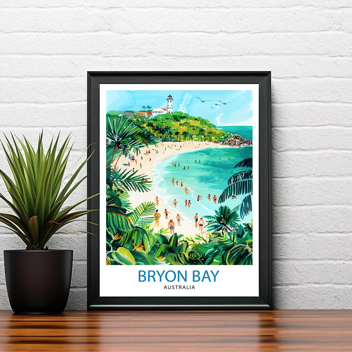 Byron Bay Australia Travel Print