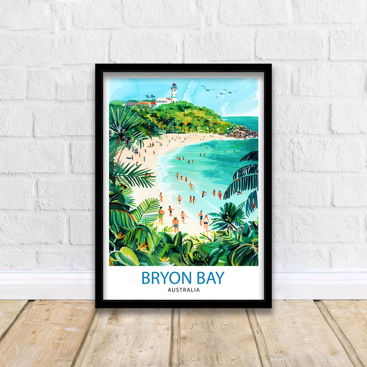 Byron Bay Australia Travel Poster