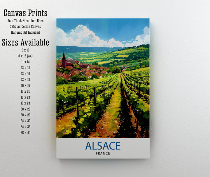 Alsace France Travel Poster