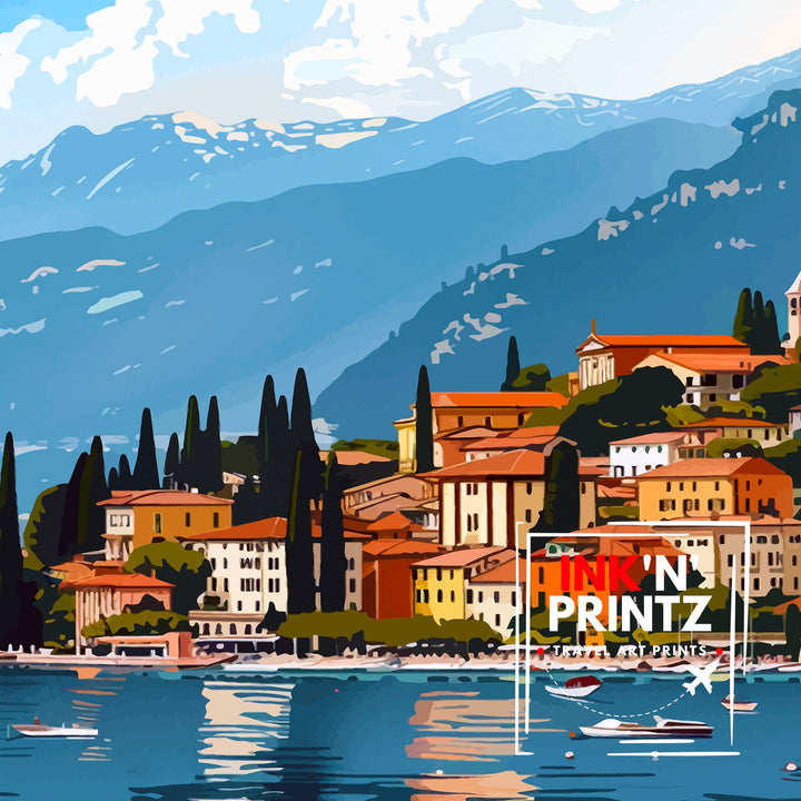 Salo Lake Garda Italy Travel Print Wall Decor Wall Art Lake Garda Wall Hanging Home Décor Lake Garda Gift Art Lovers Italy Art Lover