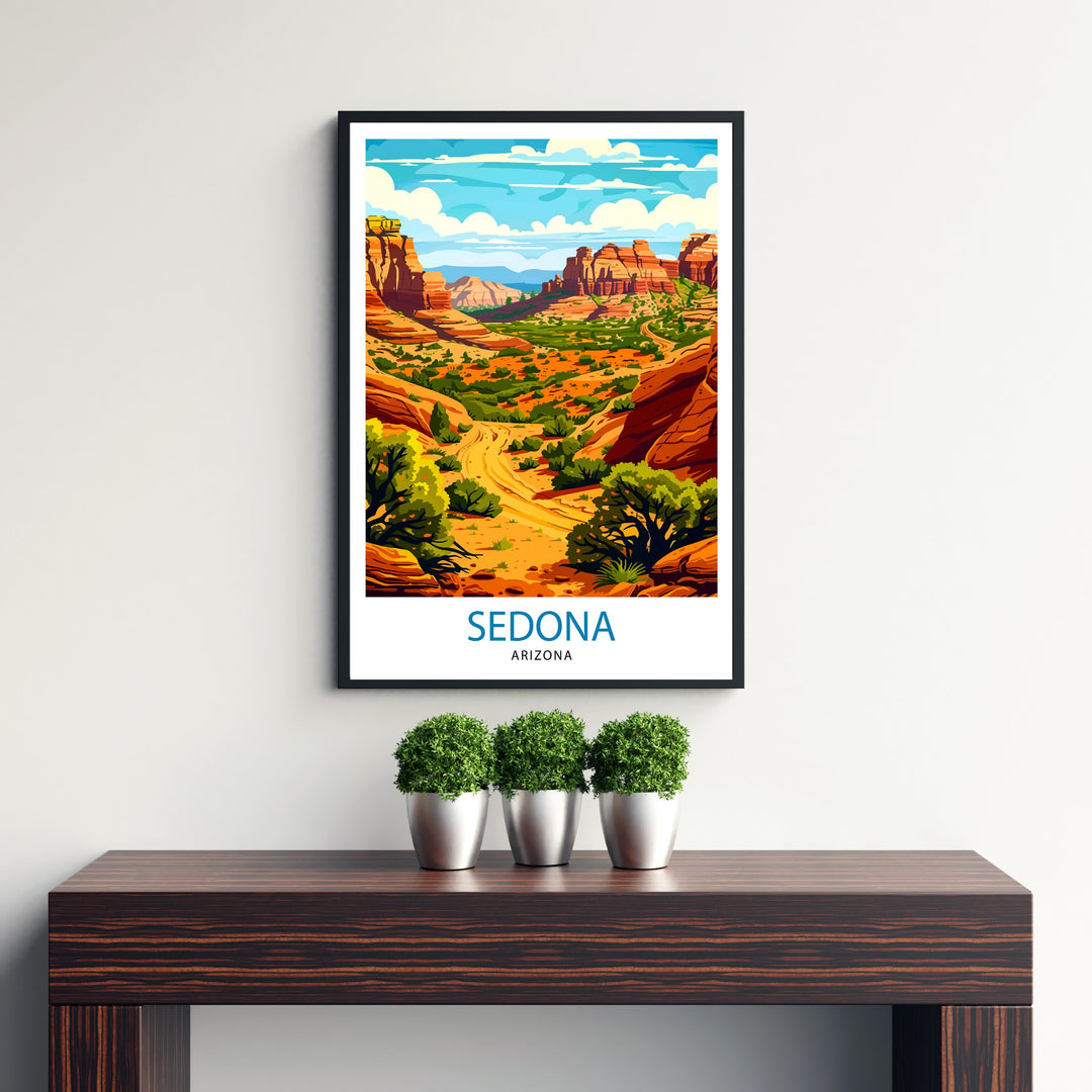 Sedona Arizona Travel Poster