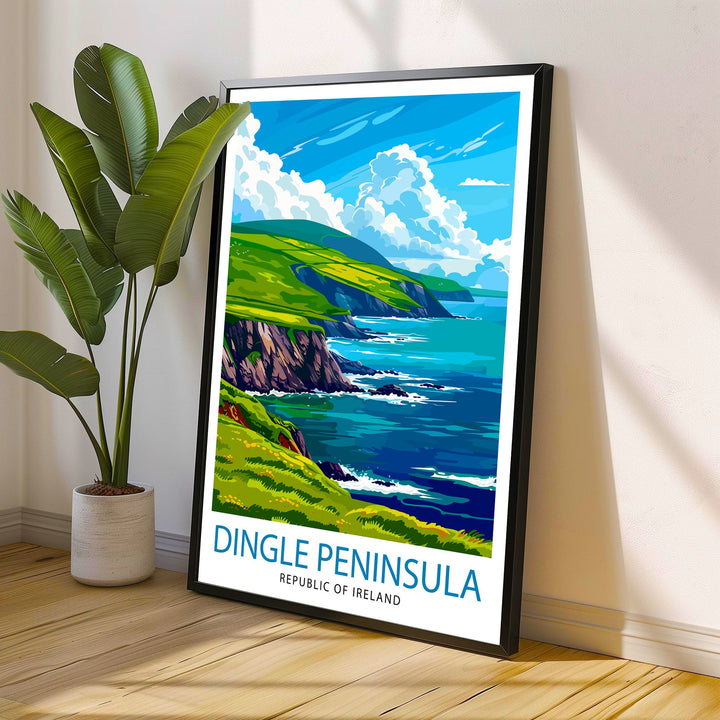 Dingle Peninsula Ireland Travel Poster