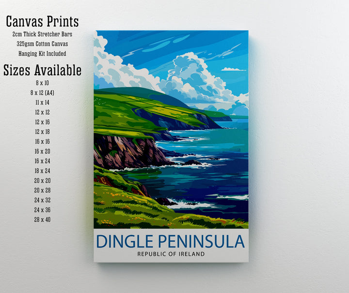 Dingle Peninsula Ireland Travel Print Wall Decor Wall Art Dingle Peninsula Wall Hanging Home Décor Dingle Gift Art Lovers Irish Art Lover