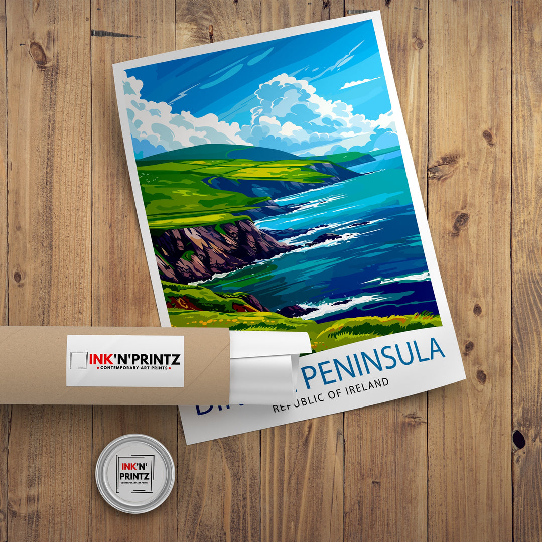 Dingle Peninsula Ireland Travel Print Wall Decor Wall Art Dingle Peninsula Wall Hanging Home Décor Dingle Gift Art Lovers Irish Art Lover