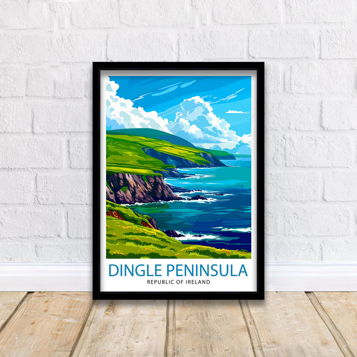 Dingle Peninsula Ireland Travel Poster