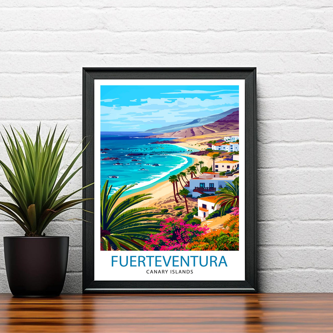 Fuerteventura Travel Poster