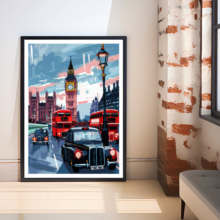 London Travel Print Wall Decor Wall Art London Wall Hanging Home Décor London Gift Art Lovers British Art Lover Gift Print Art