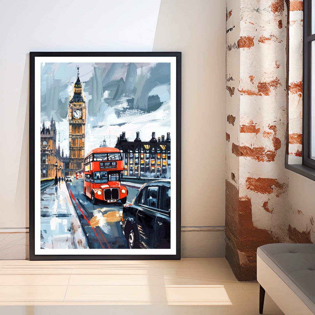 London Travel Print Wall Decor Wall Art London Wall Hanging Home Décor London Gift Art Lovers British Art Lover Gift Print Art