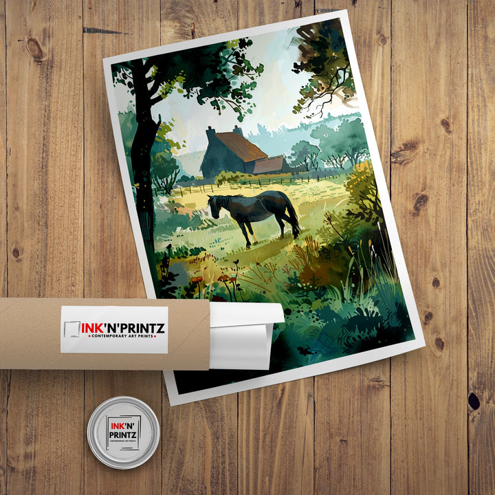 New Forest Travel Print