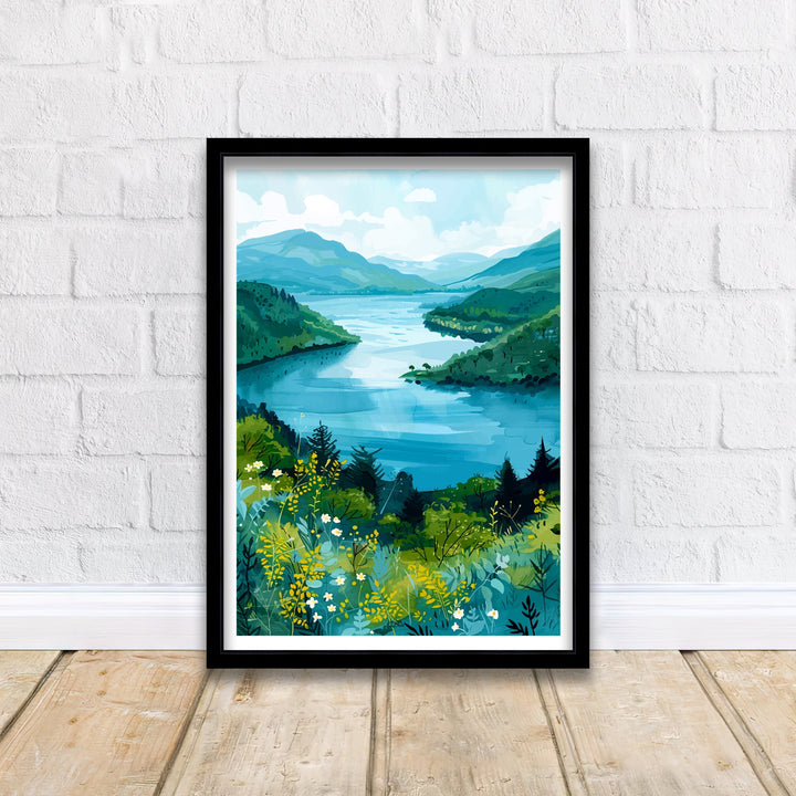 Loch Lomond Scotland Travel Poster