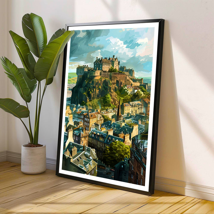 Edinburgh Scotland Travel Print Wall Decor Wall Art Edinburgh Wall Hanging Home Décor Edinburgh Gift Art Lovers Scottish Art Lover Gift