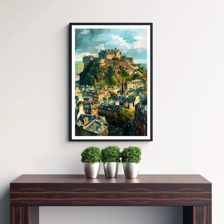 Edinburgh Scotland Travel Print Wall Decor Wall Art Edinburgh Wall Hanging Home Décor Edinburgh Gift Art Lovers Scottish Art Lover Gift