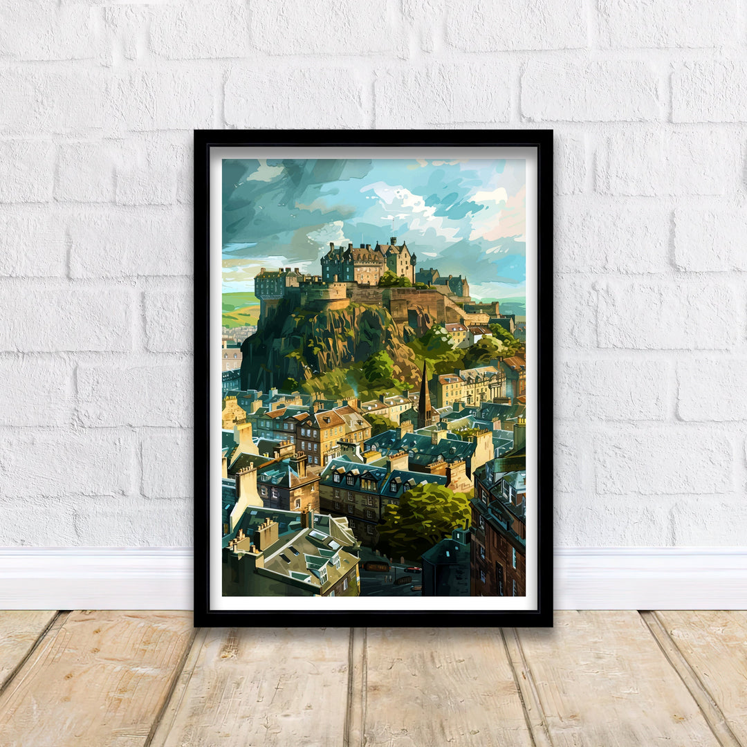 Edinburgh Scotland Travel Poster