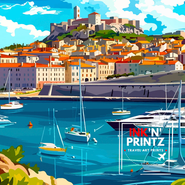 Marseille France Travel Poster