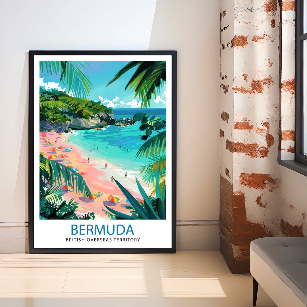 Bermuda Travel Print Wall Decor Wall Art Bermuda Wall Hanging Home Décor Bermuda Gift Art Lovers Bermuda Art Lover Gift Print Art