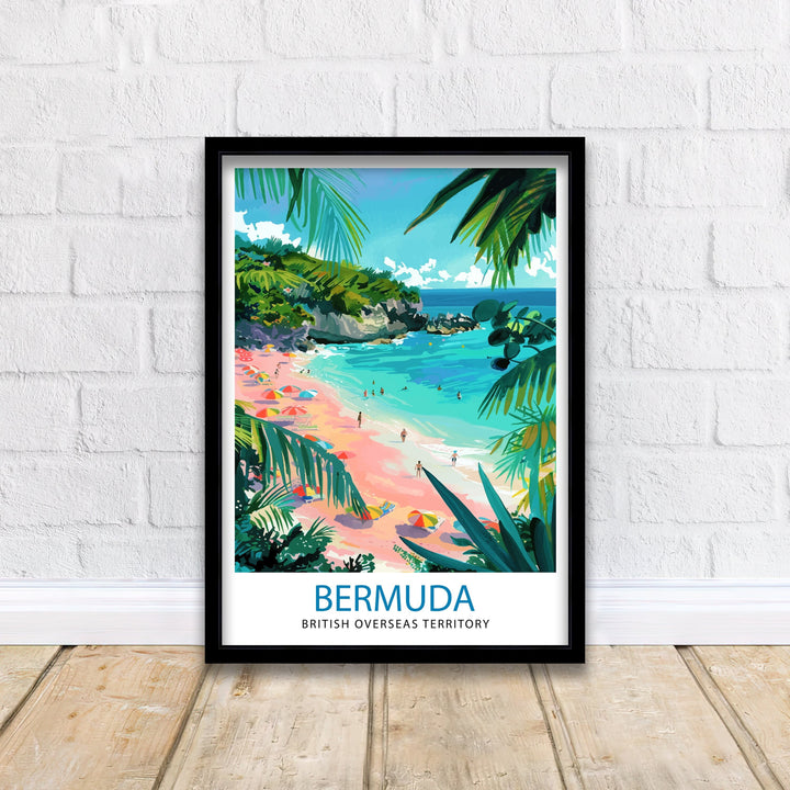 Bermuda Travel Print Wall Decor Wall Art Bermuda Wall Hanging Home Décor Bermuda Gift Art Lovers Bermuda Art Lover Gift Print Art