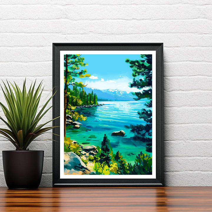 Lake Tahoe Travel Poster